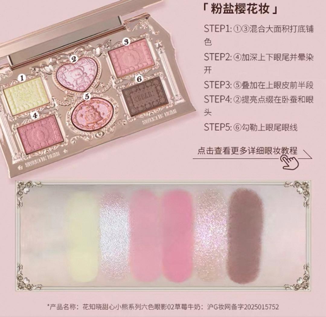 フラワーノーズ スウィーティーベア 化粧品セット(ボックスなし)