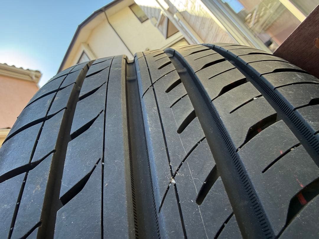 美品ENKEI RS05RR 20インチ114.3 8.5J +36タイヤセット