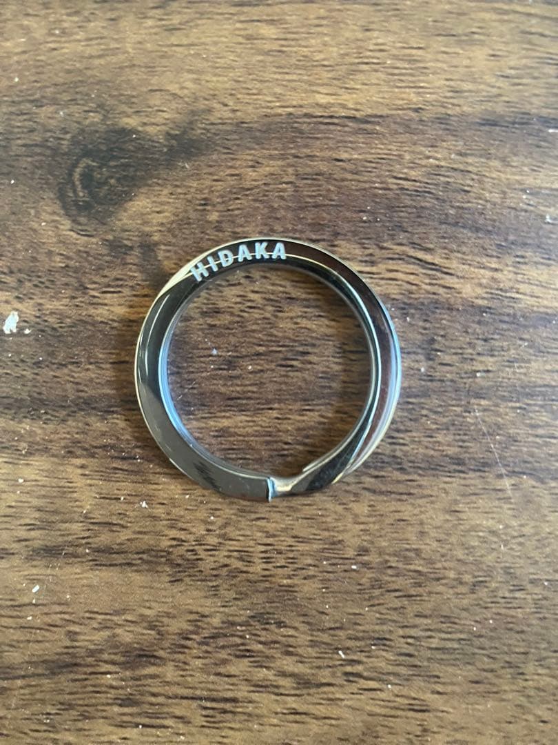 HIDAKA シルバー カラビナ付きキーホルダー