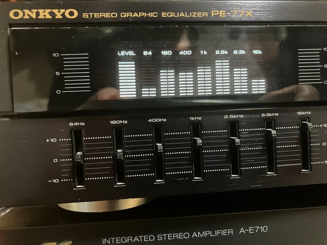 【動作品】ONKYO ステレオグラフィックイコライザー PE-77X