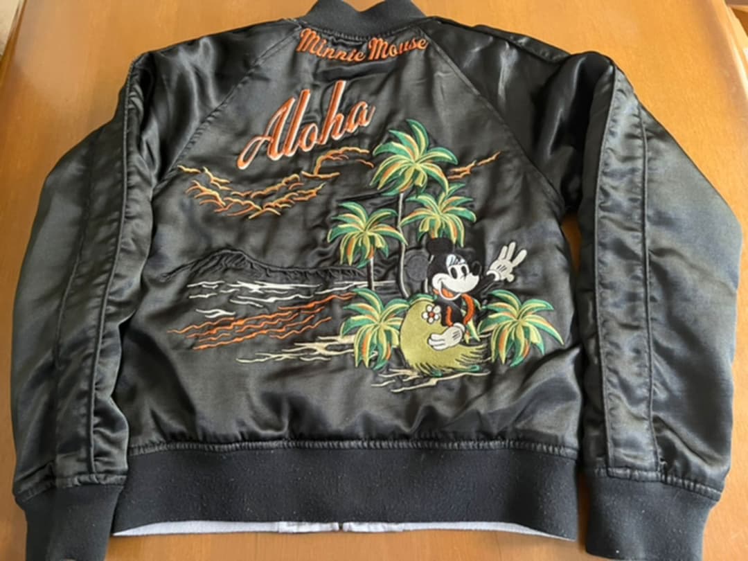 ディズニー★ミニーマウス★スカジャン★リバーシブル★M size