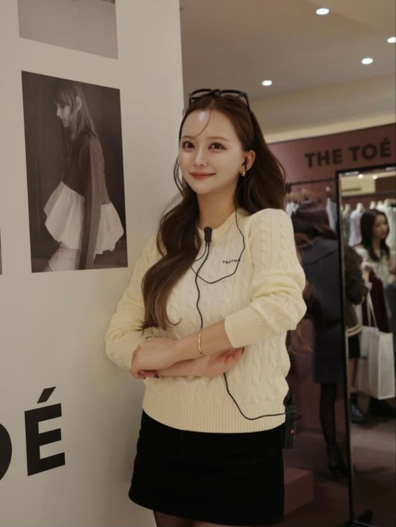 【the toe】 TOÉ Prager Knit white s