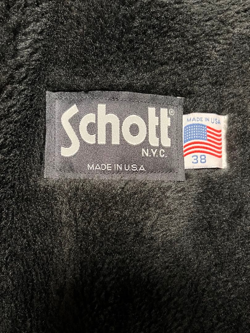 バ*サ様 ショット　ボア　ライナー付き　652 襟付　シングル　ライダース　アメ