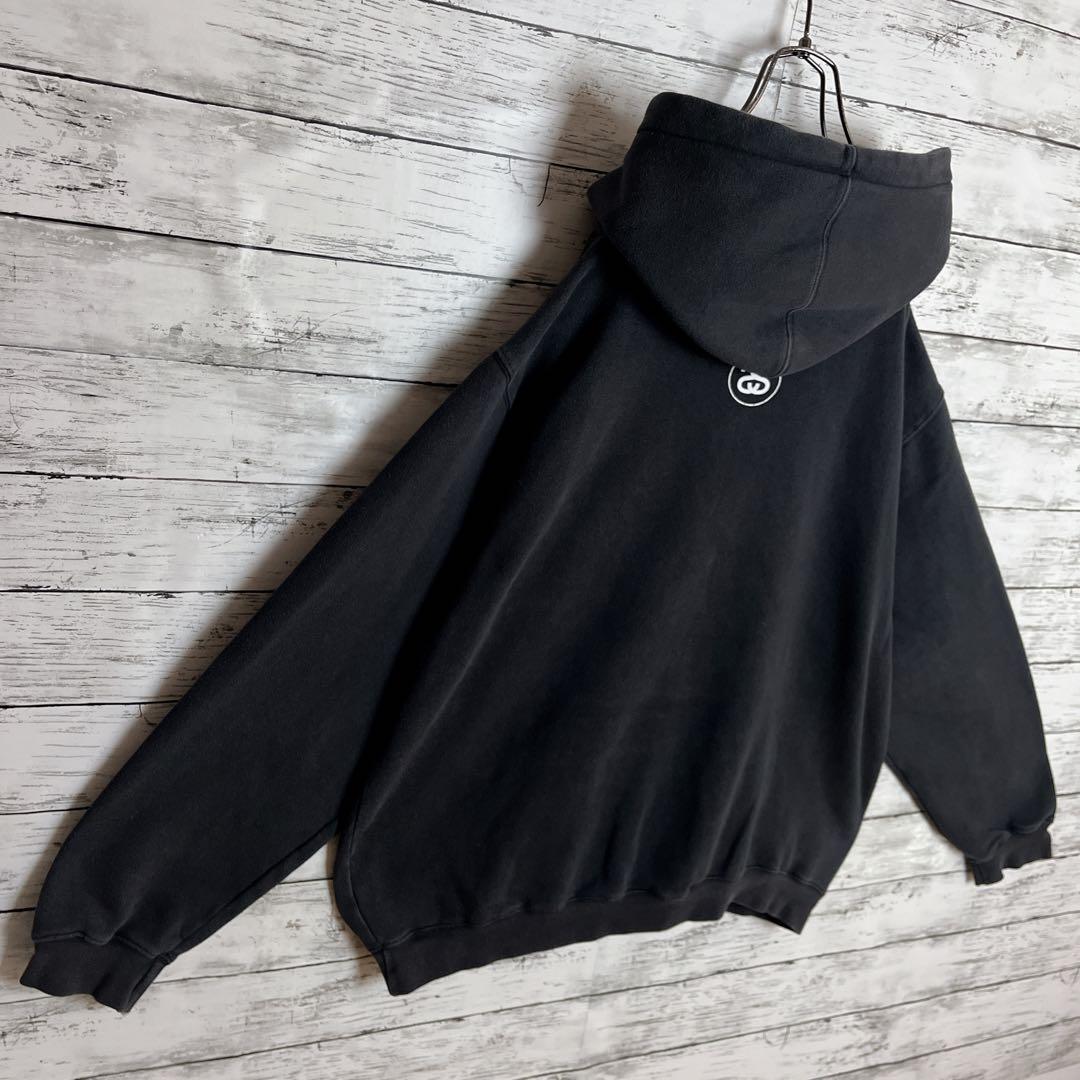 STUSSY◎90s N4 ビッグロゴ パーカー D342
