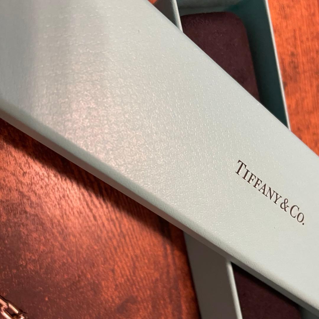【美品】Tiffany ハードウェアハードウエア　リンクネックレス　川口春奈