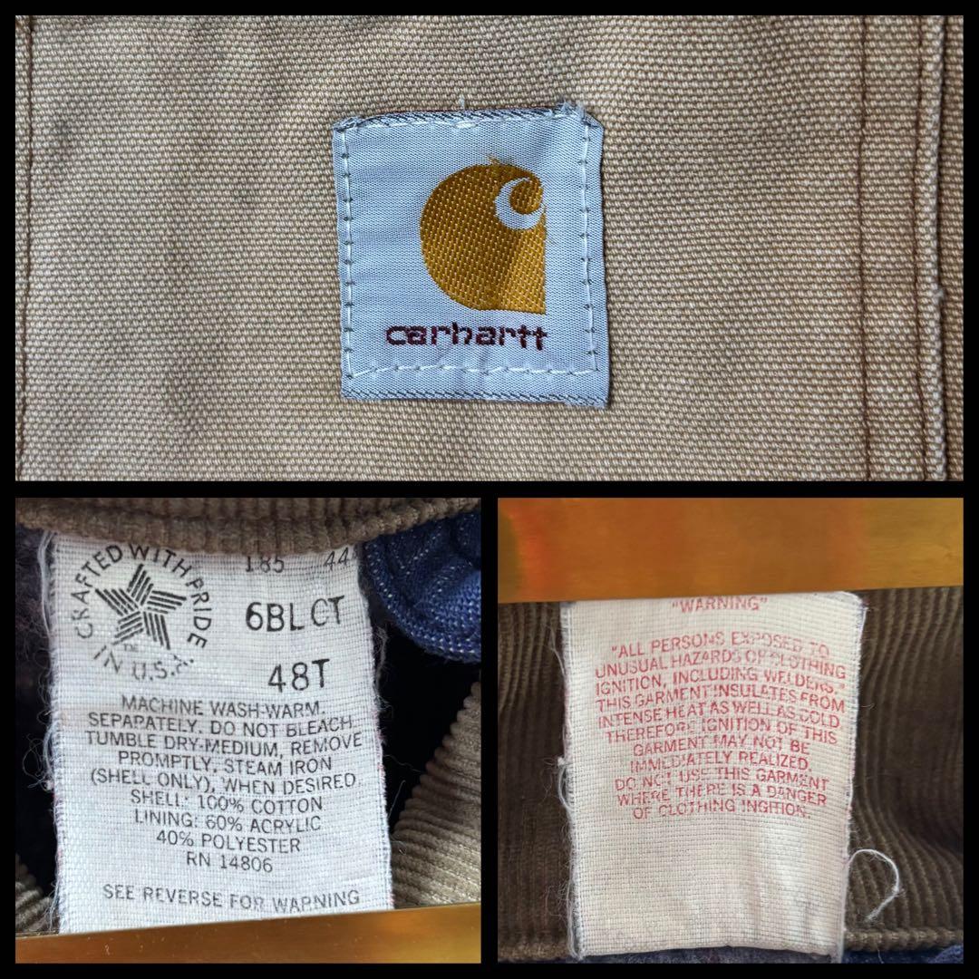 【古着】USA製90sCarharttチョアコートワークジャケット星タグ