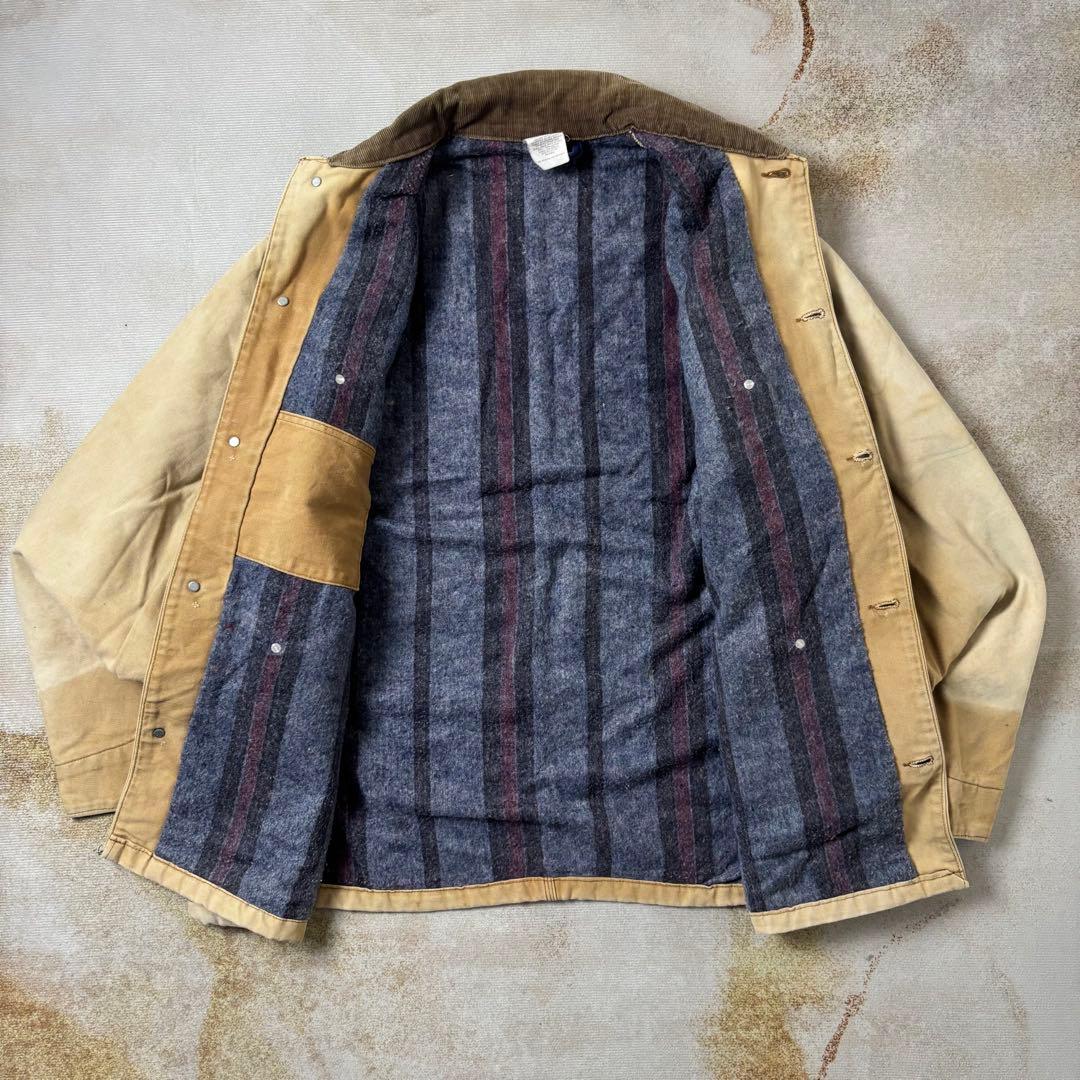 【古着】USA製90sCarharttチョアコートワークジャケット星タグ