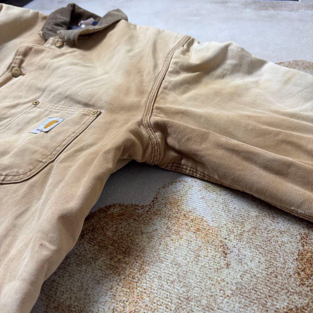 【古着】USA製90sCarharttチョアコートワークジャケット星タグ