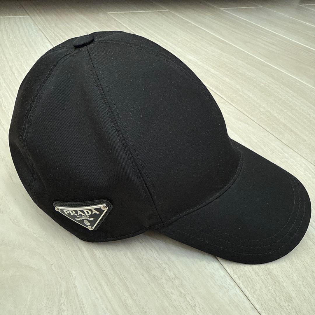 【美品】直営店購入　PRADA プラダ ベースボールキャップ Mサイズ