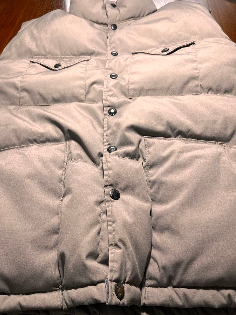 貴重！80's 黒ラッカー！THE NORTH FACE ダウンベスト茶タグ