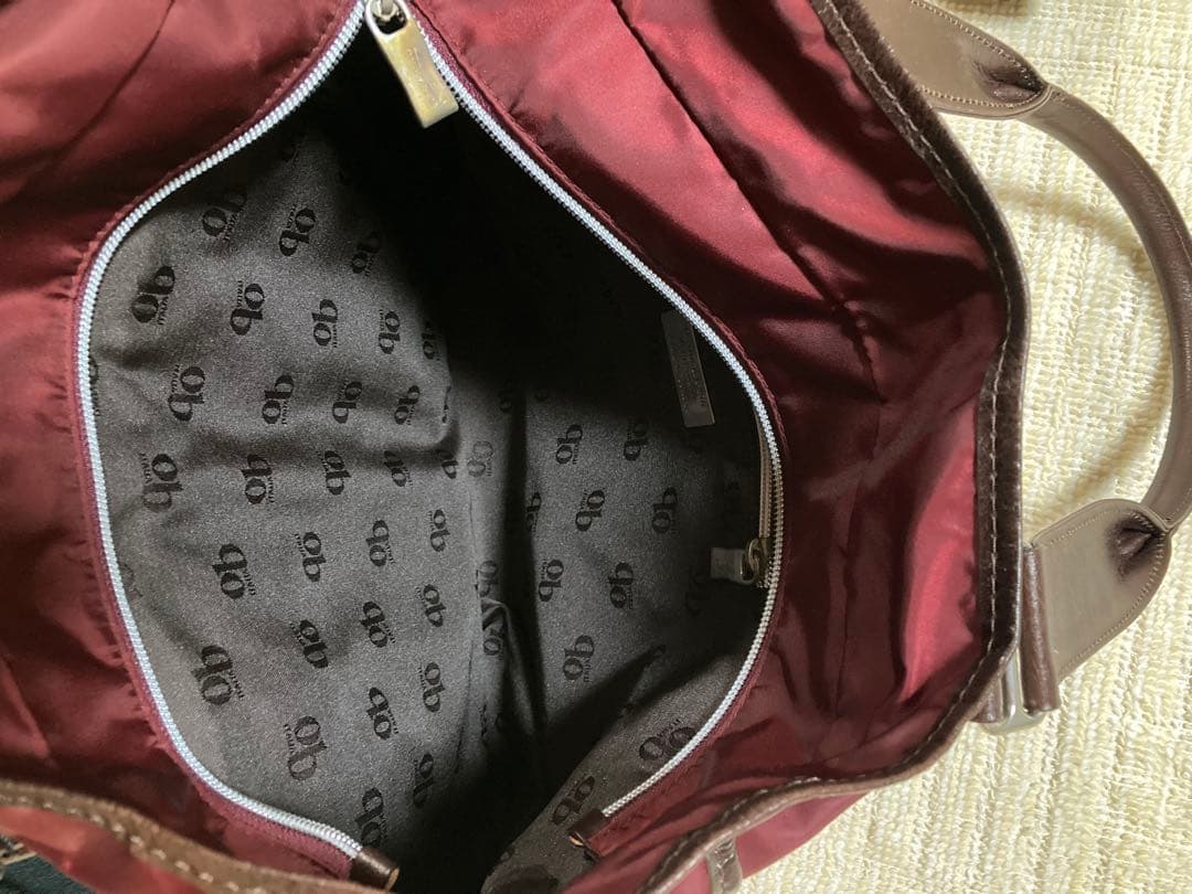 【ほぼ新品タグ付】 Orobiano オロビアンコ 赤 トートバッグ 定価5万円