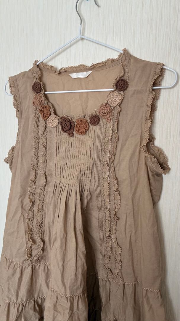 ピンクハウス　花モチーフチュニックダブリエ