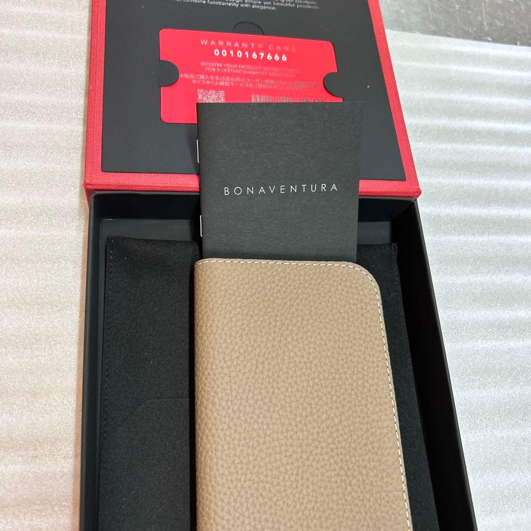 ボナベンチュラ　iPhone16プロ　手帳型ケース