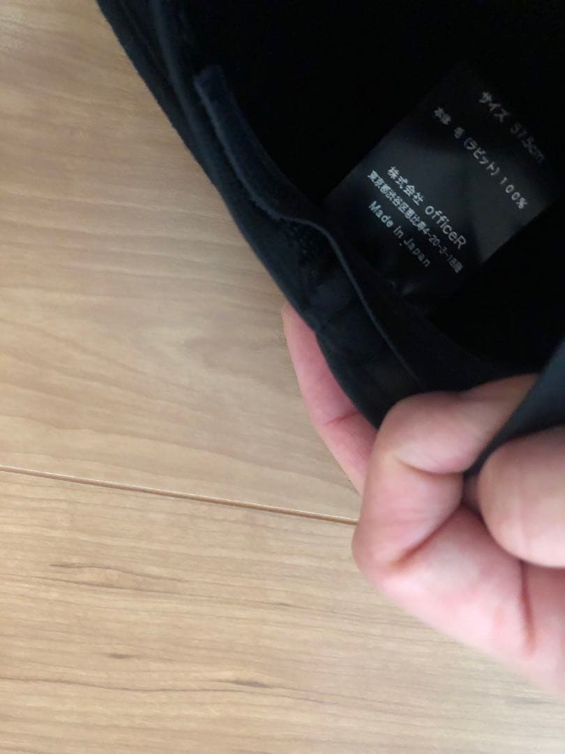 THE9SHOP O Bōshi ブラック　鈴木六夏さん 帽子