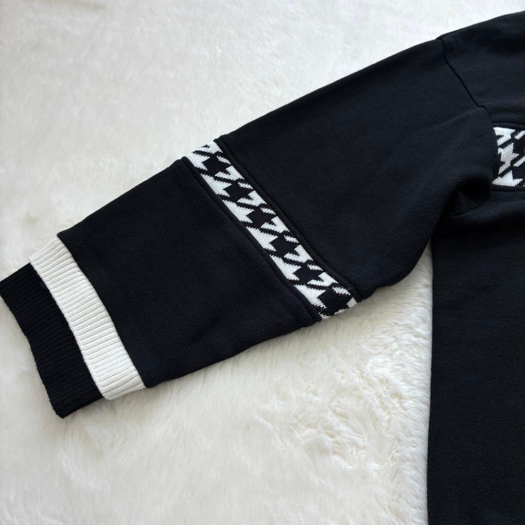 慈雨 コットンスウェットニット 千鳥柄