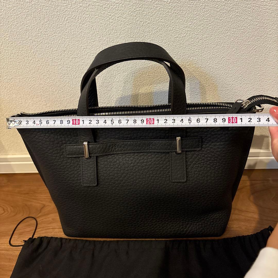 FURLA ブラックレザー トートバッグ【新品】