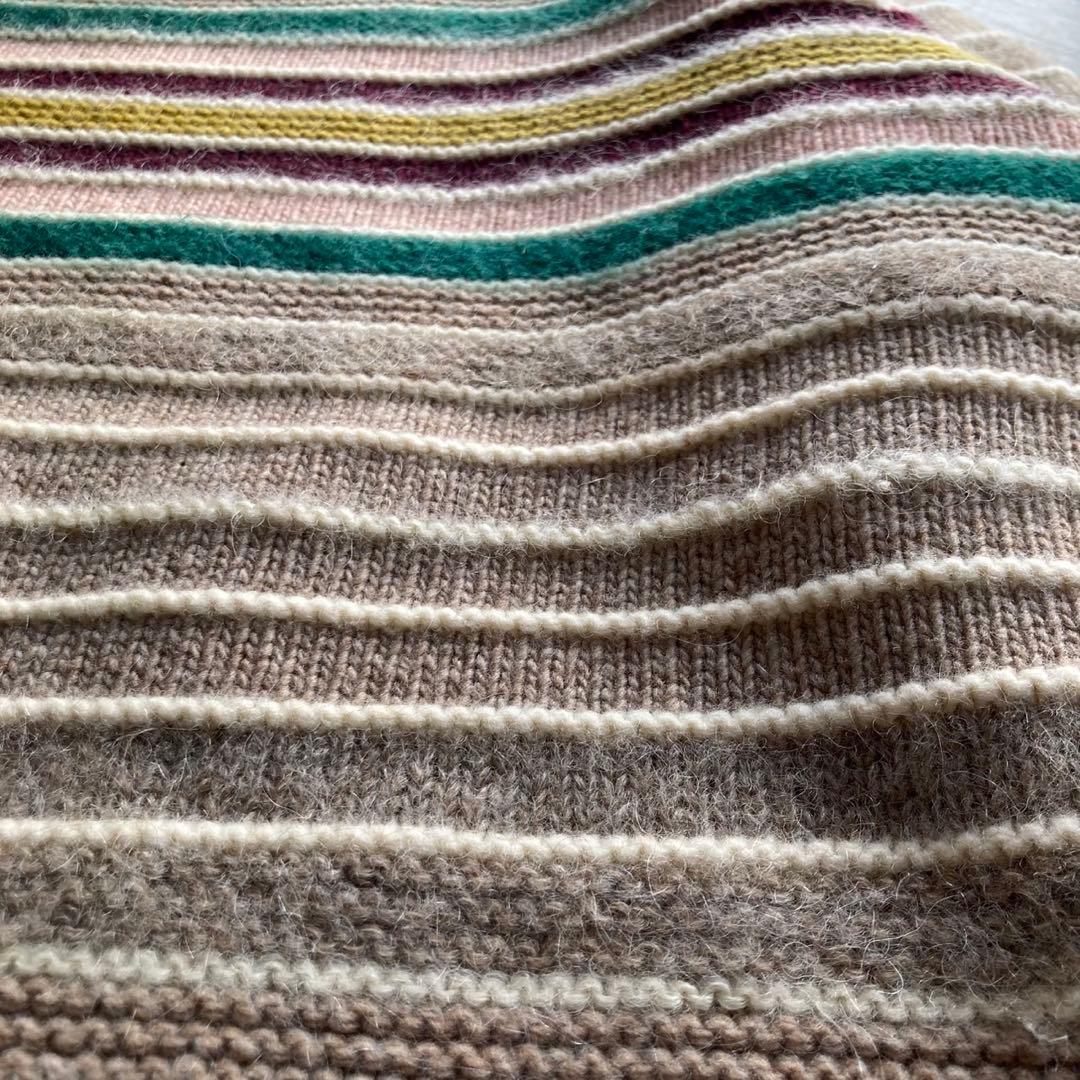 美品✨ Paul Smith LONDON M マルチボーダー モヘア混 ニット