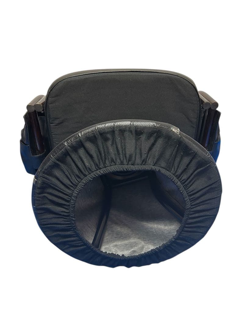 合皮張りリクライニングチェア　回転式座椅子