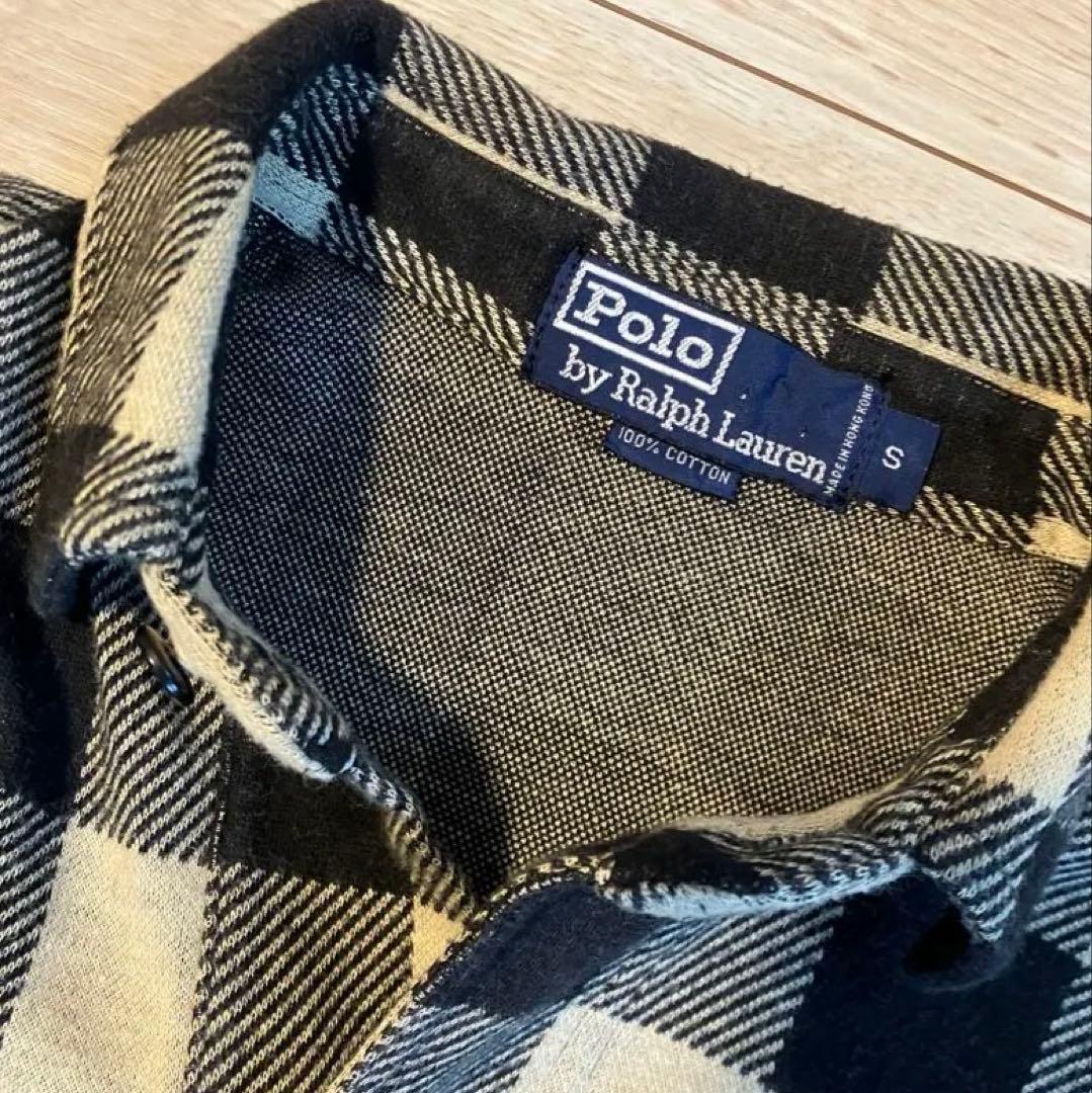 90s Polo by Ralph Lauren ブロックチェック ネルシャツ