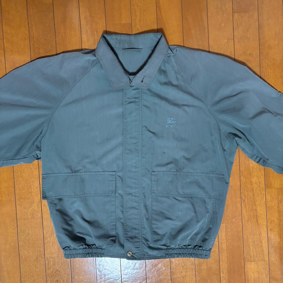 [90s] Burberrys バーバリーズ スウィングトップ L グリーン系