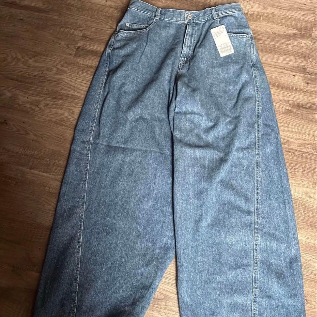 新品タグ付き　FRAMeWORK　バレルフォルムデニムパンツ　38