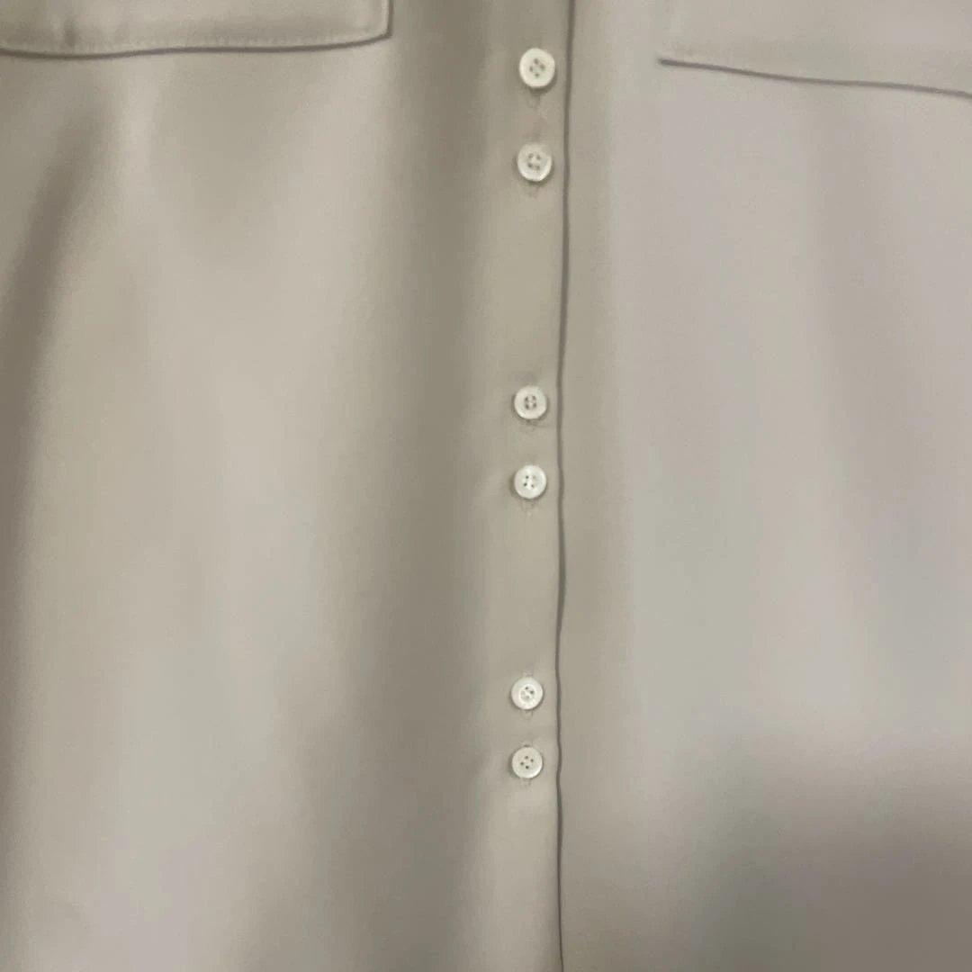 未使用❤️ anuans アニュアンス　ダブルサテン ブラウス　ベージュ