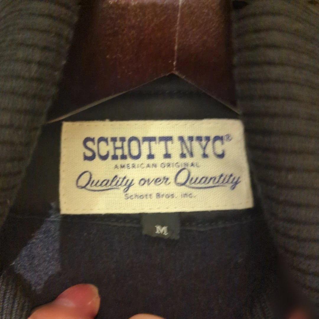 ジャケット・アウター Schott BEACH CLOTH STADIUM JACKET M