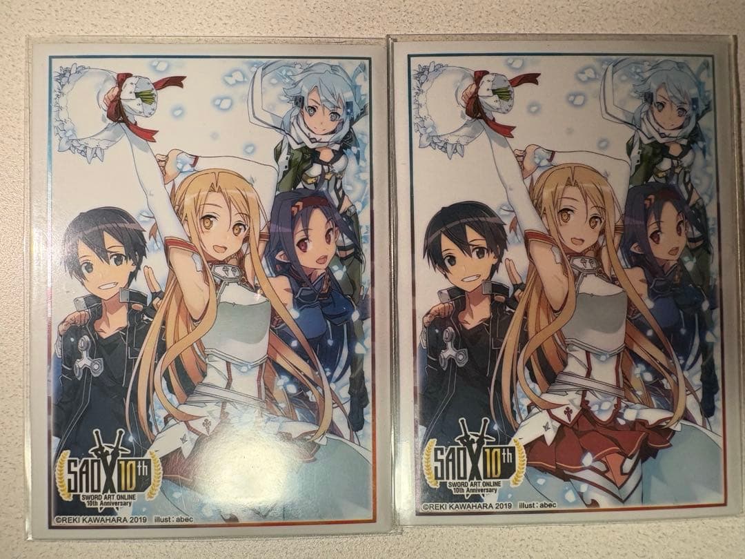 ヴァイスシュヴァルツ 再会の時 アスナ&再会の時 キリト SP サイン