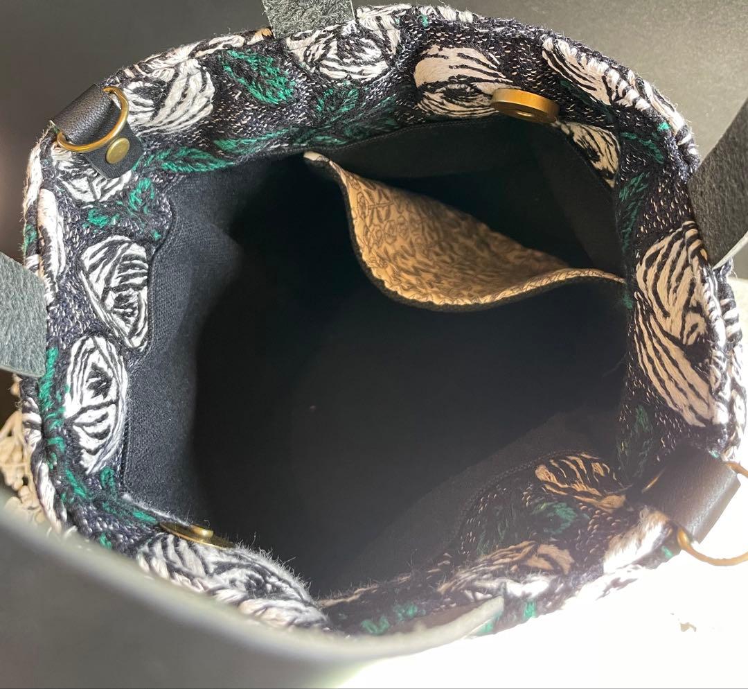 ミナペルホネン　rosy 丸底バッグ　ハンドメイド♪