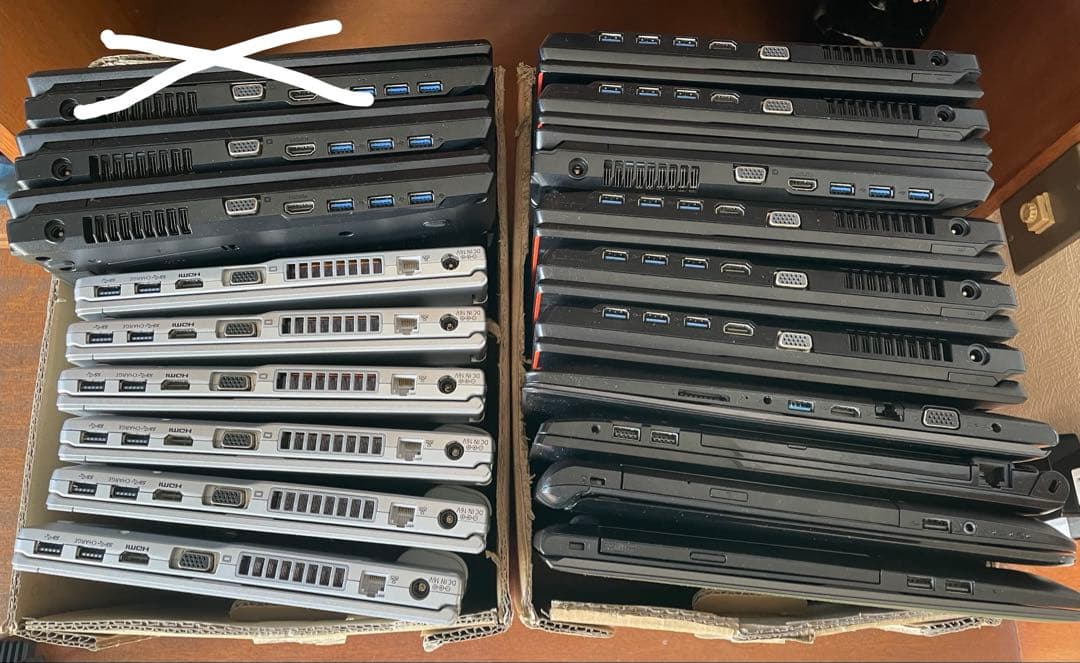 sio様　二個口対応　計18台 ノートパソコン まとめ売り 完動品