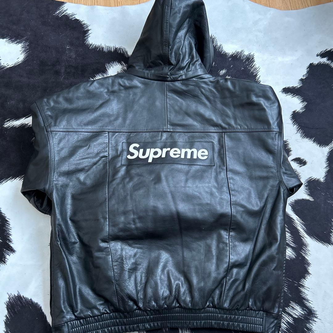 Supreme × Nike® Leather Anorak set up