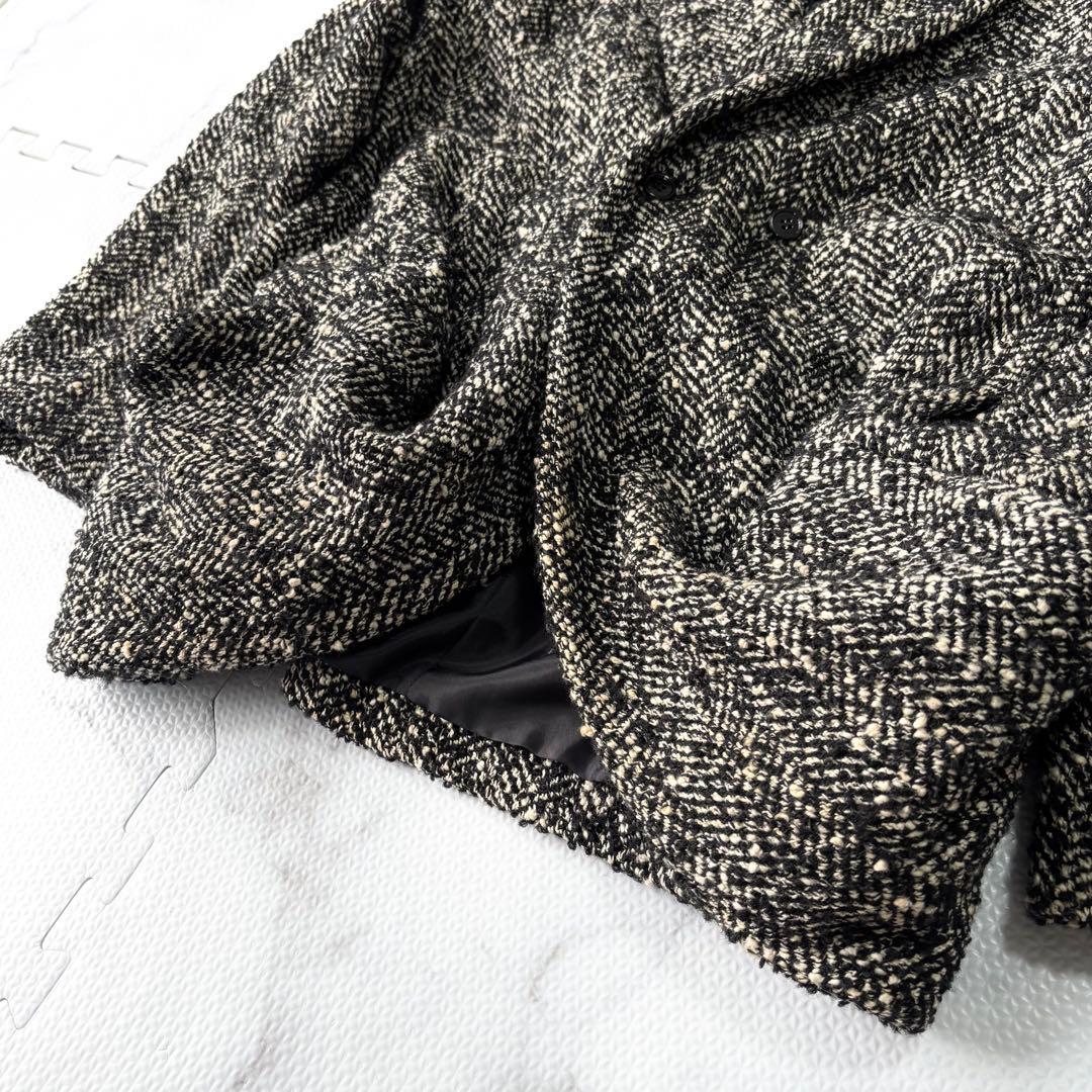 大人気✨リミフゥLIMI feuヨウジヤマモト ツイードコートテーラードジ　変形