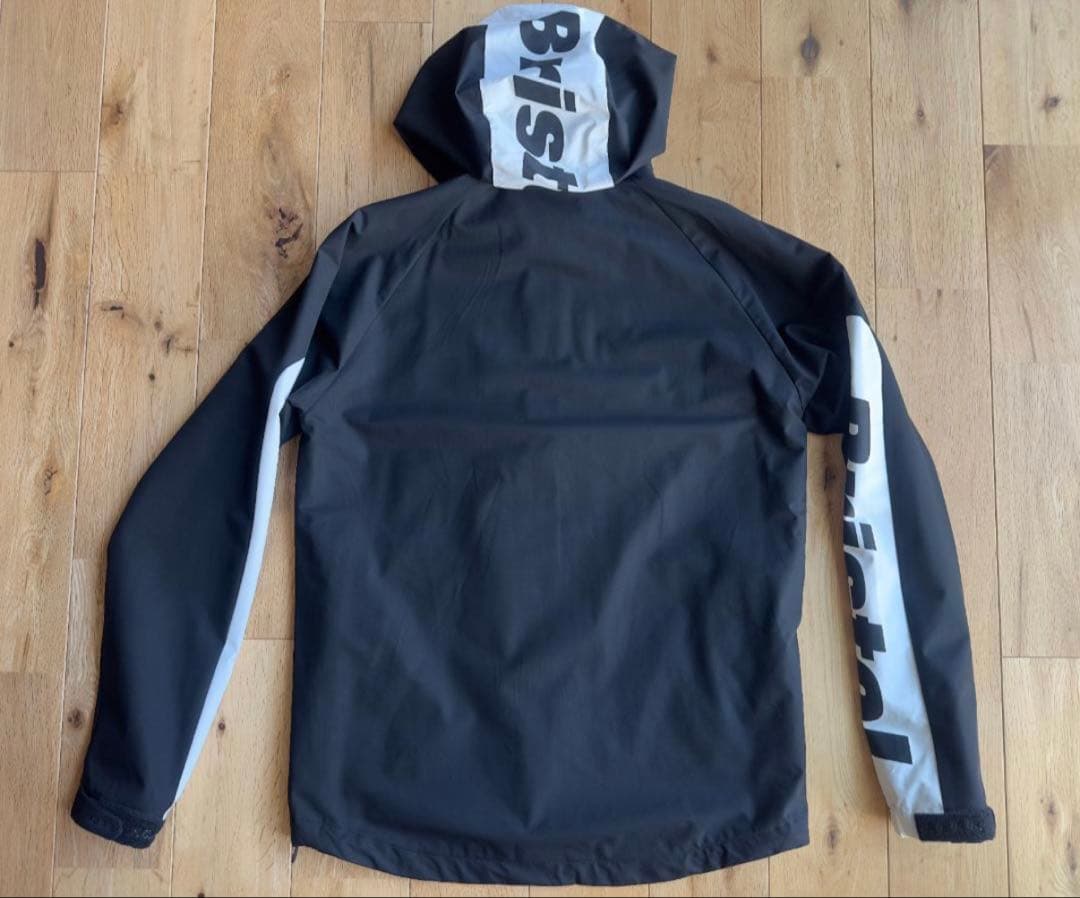 Bristol フード付きナイロンジャケット ブラック