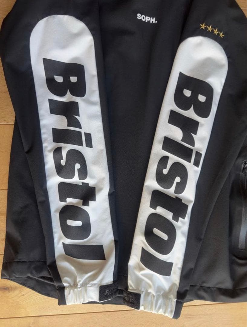 Bristol フード付きナイロンジャケット ブラック