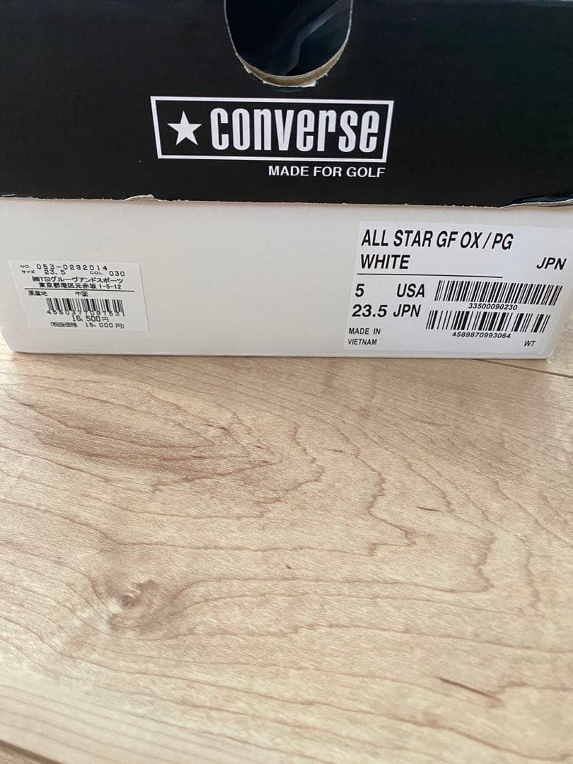 【新品】PEARLY GATES converseコラボ スニーカー ホワイト