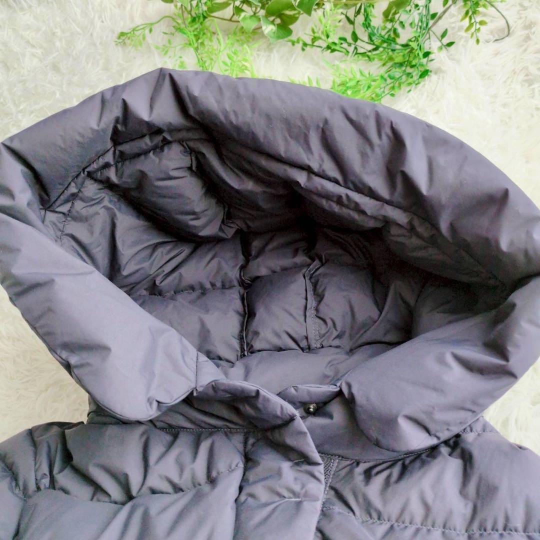 ◾︎極美品◾︎ ユニクロ +J ウルトラライトダウンフーデットコート ネイビー L