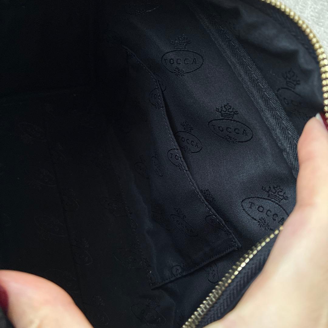 TOCCA 本革☆ボストンバッグ☆ブラック 美品