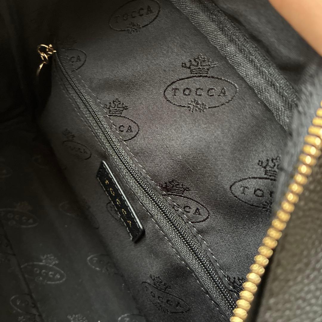 TOCCA 本革☆ボストンバッグ☆ブラック 美品