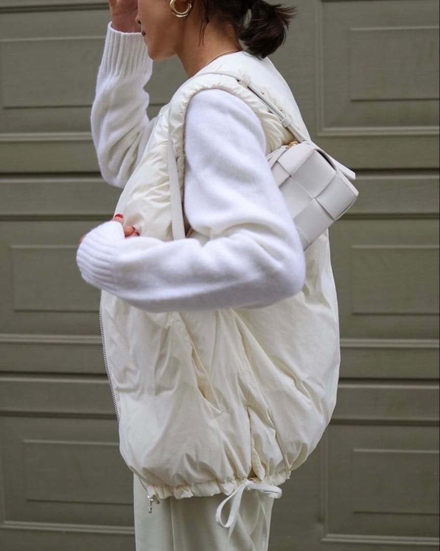 gypsohila ダウンベスト　ホワイト