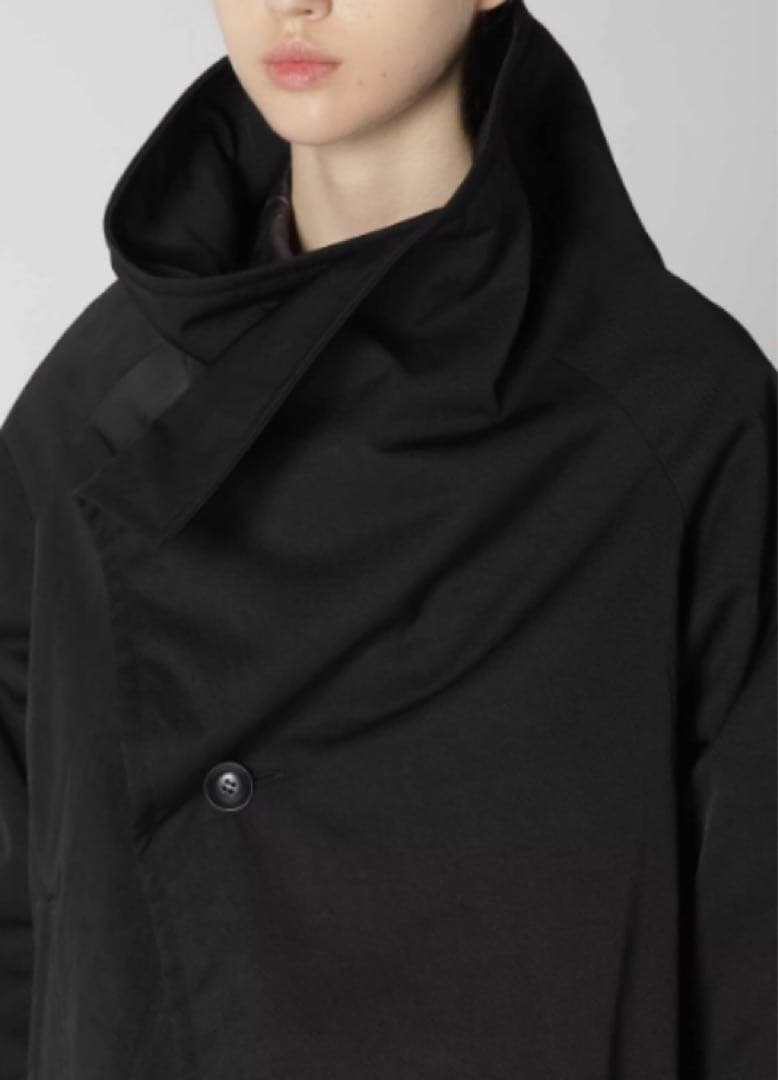 y's NY/CHINO CLOTH WRAP COAT ラップコート　ワイズ