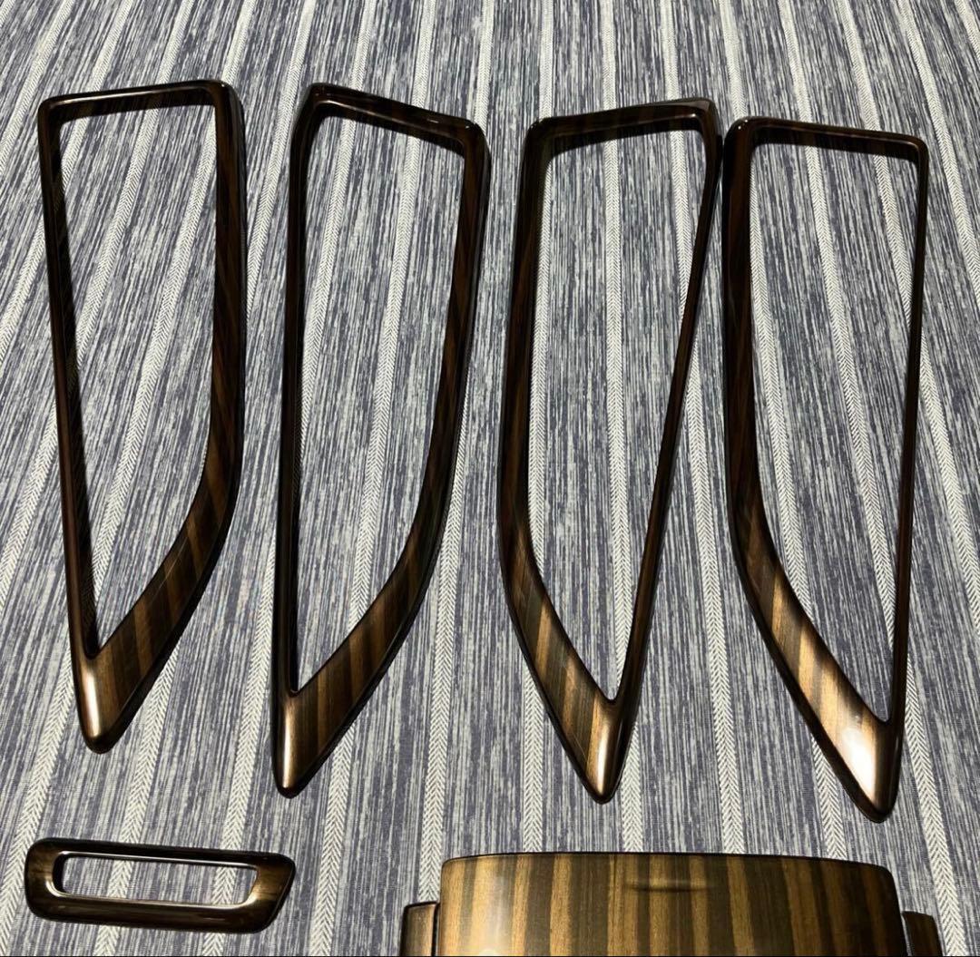 レクサス NX 20系 インテリアパネルセット セカンドステージ製 エボニー調