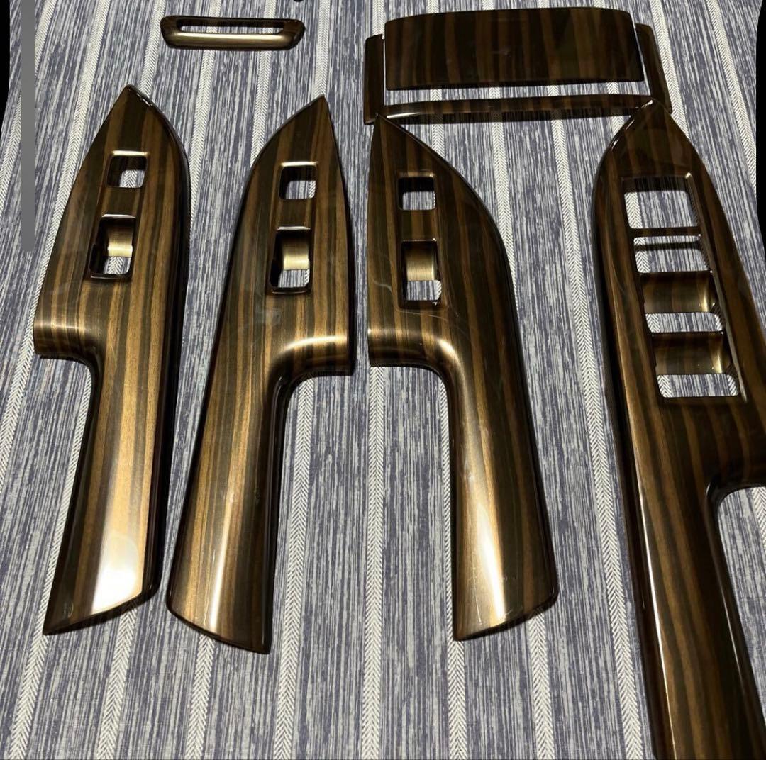 レクサス NX 20系 インテリアパネルセット セカンドステージ製 エボニー調