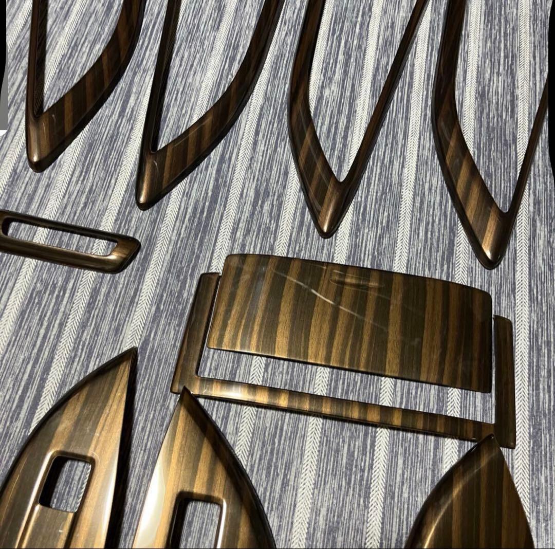 レクサス NX 20系 インテリアパネルセット セカンドステージ製 エボニー調