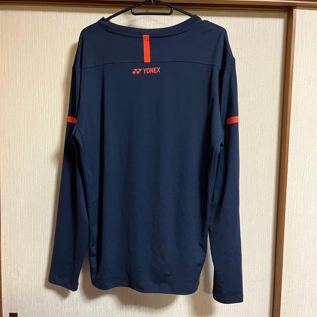 【韓国YONEX】ネイビーロンティー（ラケットスポーツ）