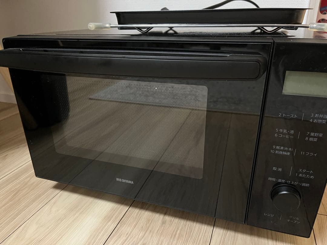 アイリスオーヤマ オーブンレンジ ブラック