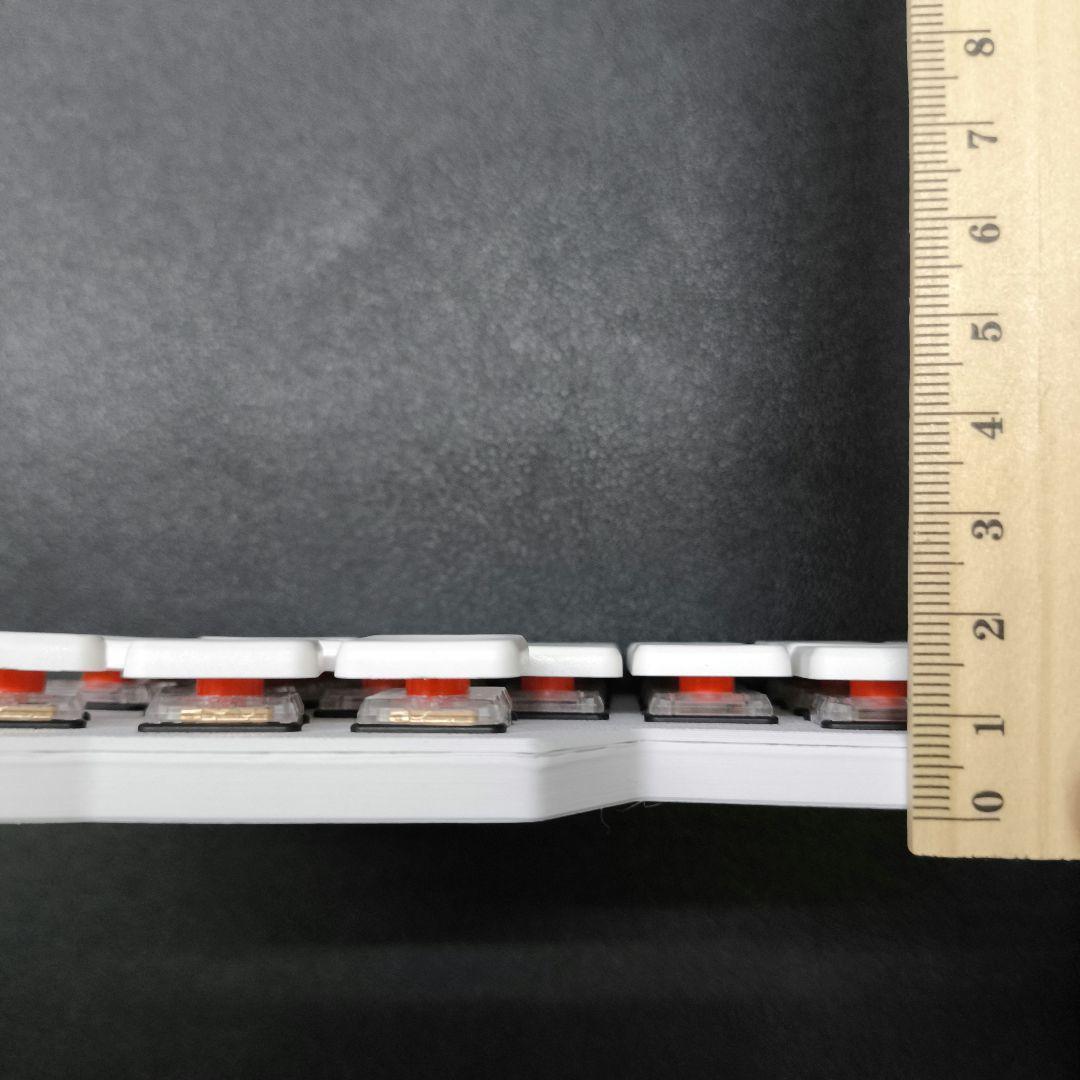 【ゆこま】46キー自作キーボード 無線化 完成品　ロープロファイル