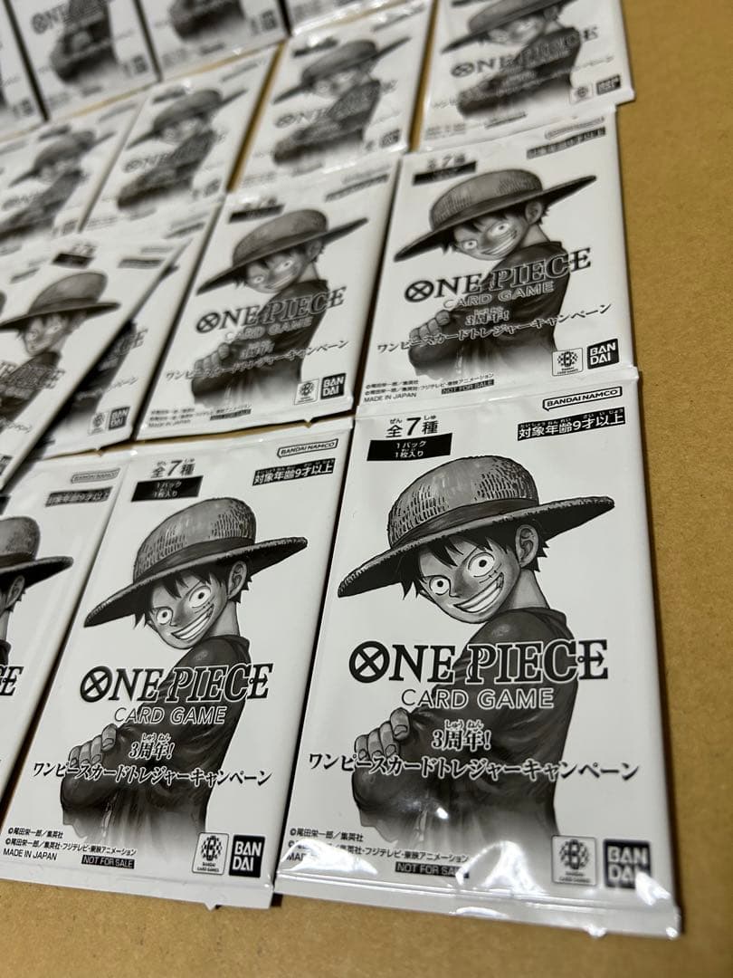 f*d様 ワンピースカード 3周年トレジャーキャンペーン プロモパック 30パッ