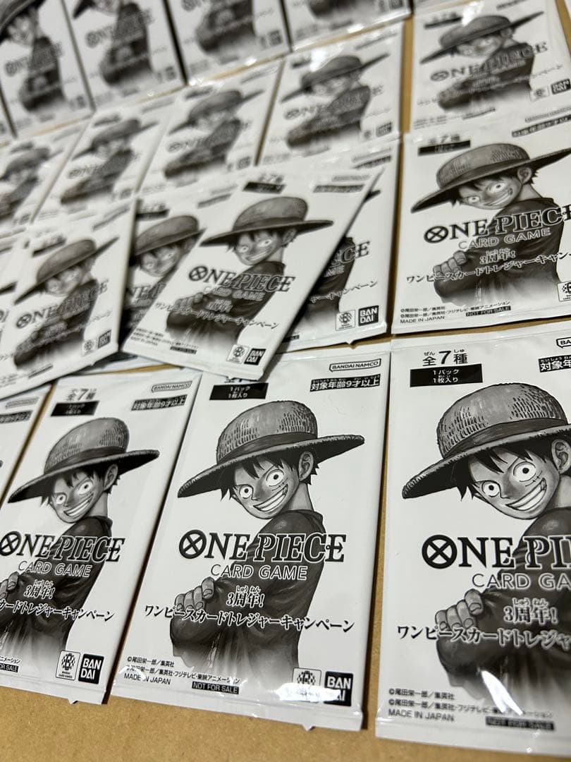 f*d様 ワンピースカード 3周年トレジャーキャンペーン プロモパック 30パッ