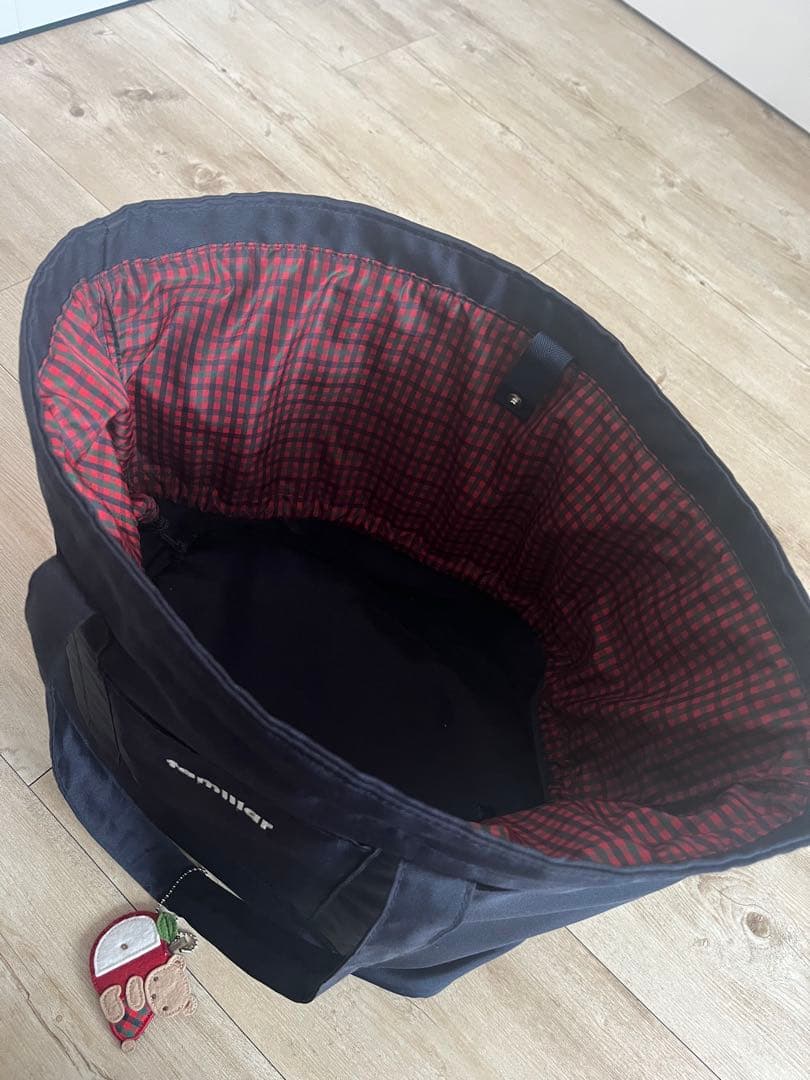 familiar マザーズバッグ 赤系ファミリアチェック