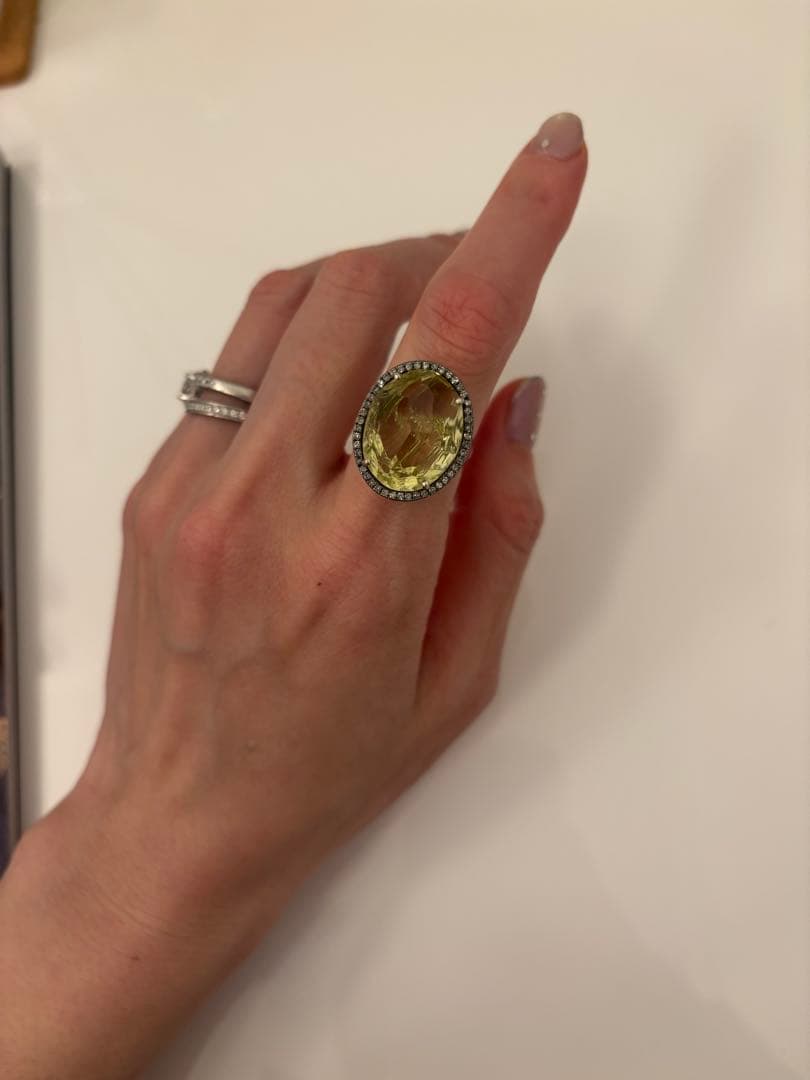 アドリンヒュー　レモンクォーツ　10号　11号　adlinhue